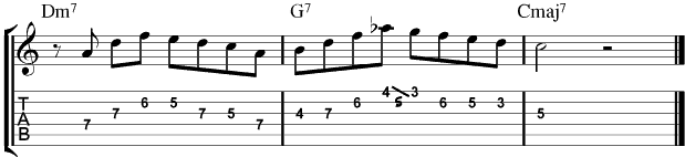 Charlie Parker para guitarra: Lamba 2