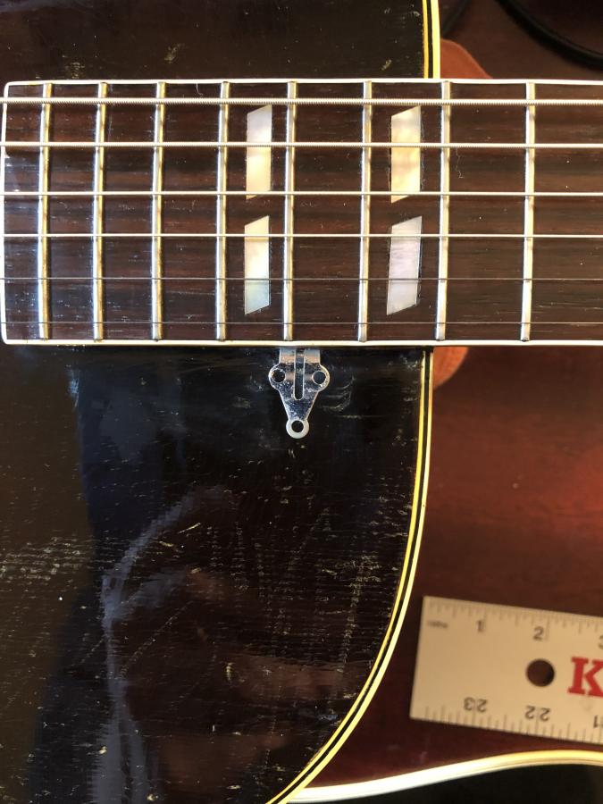 Gibson L7, wanna notch pickguard for DeArmond, but I'm an idiot-l7-spacer-bracket-jpg